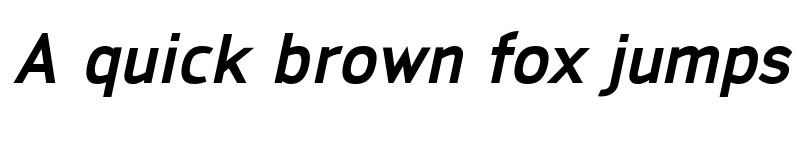 Preview of San Frediano Bold Italic font