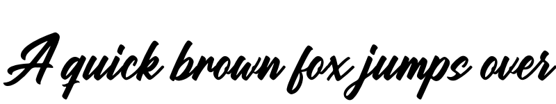 Preview of Sandblack Regular font