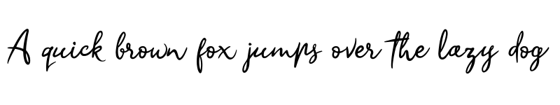 Preview of Sandra Belhock Sandra Belhock font