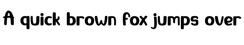 Preview of Sandraloka Regular font