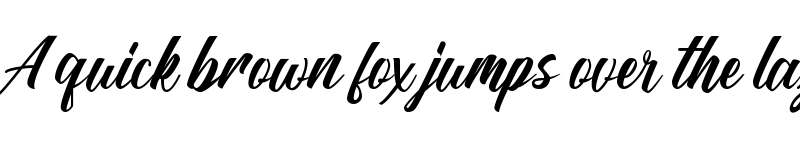 Preview of Sang Ratu Regular font