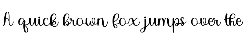 Preview of Sania lucian Regular font