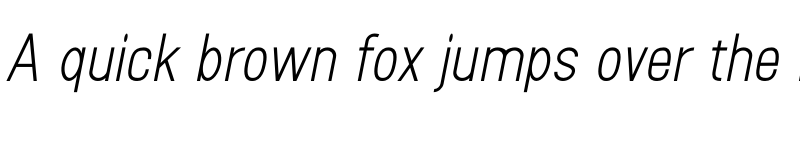 Preview of Sanlulus Light Italic font