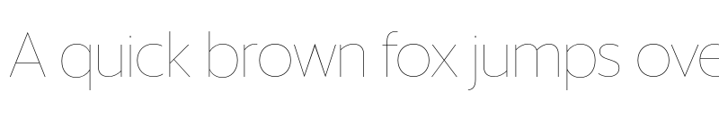 Preview of Sanomat Sans Hairline font