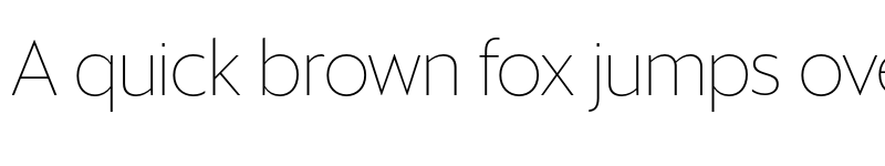 Preview of Sanomat Sans Thin font