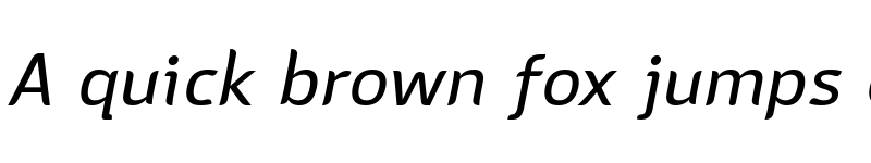 Preview of Sans Mateo 2 Italic font