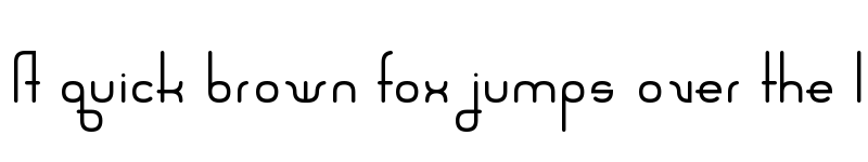 Preview of Sanserifing Regular font