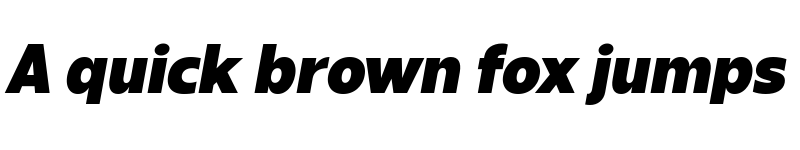 Preview of Sanshiro Demo Black Italic font