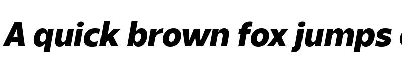 Preview of Sanshiro Demo Extra Bold Italic font