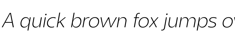 Preview of Sanshiro Demo Extra Light Italic font