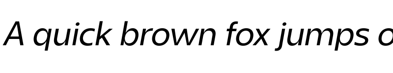 Preview of Sanshiro Demo Italic font