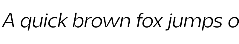 Preview of Sanshiro Demo Light Italic font