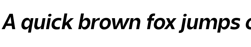 Preview of Sanshiro Demo Semi Bold Italic font