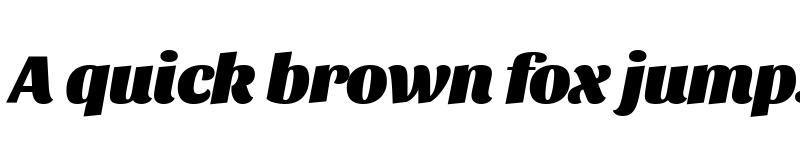 Preview of Sansita Black Italic font