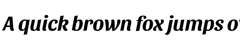 Preview of Sansita Bold Italic font