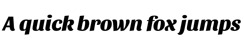 Preview of Sansita ExtraBold Italic font