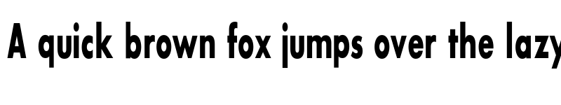 Preview of SansSerifBldFLFCond Medium font