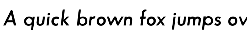 Preview of SansSerifFLF Medium Italic font