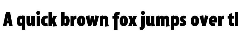 Preview of Santana-BlackCondensed Regular font