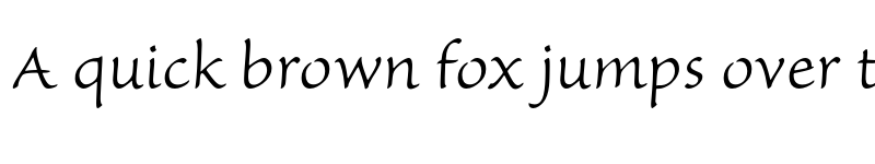 Preview of Sanvito Pro Caption Light font