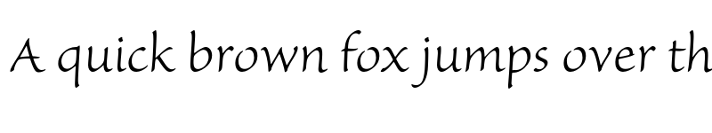 Preview of Sanvito Pro Light font