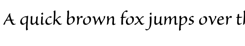 Preview of Sanvito Pro Regular font