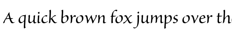 Preview of Sanvito Pro Subhead Regular font