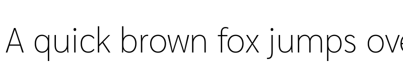 Preview of Sarabun Thin font