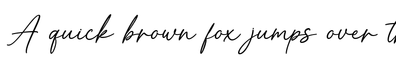 Preview of Sarah And James Regular font