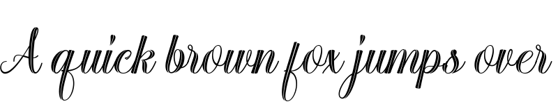 Preview of Sarahfadhilla Free Regular font
