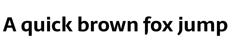 Preview of Sarala Bold font