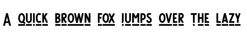 Preview of Satisfactory Topline Regular font