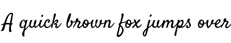 Preview of Satisfy Regular font