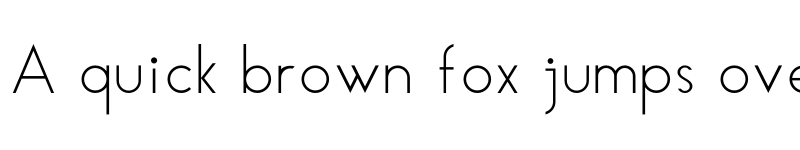 Preview of Sauber Light font
