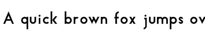 Preview of Sauber Regular font