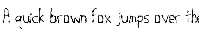 Preview of Savage Regular font