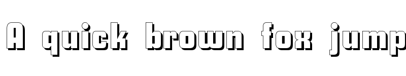 Preview of Savings Bond Shadow font