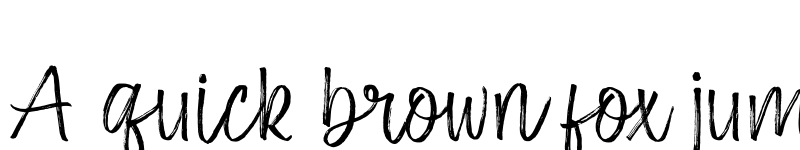 Preview of Saylon Brush Regular font