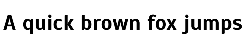 Preview of Scada Bold font