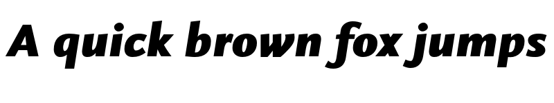 Preview of Scala Sans Pro Black Italic font