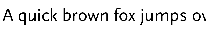 Preview of Scala Sans Pro Regular font