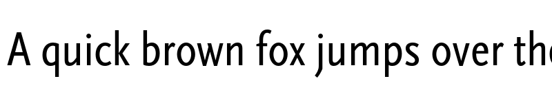 Preview of ScalaSansOT CondRegular font