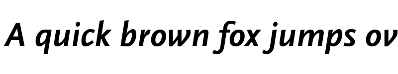 Preview of ScalaSansW04-BoldItalic Regular font