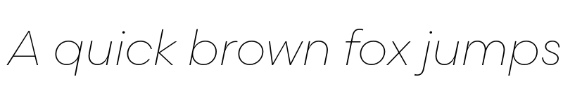 Preview of Scandia Light Italic font