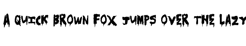 Preview of ScareCamp Regular font