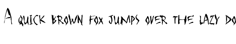 Preview of SCARFACE Regular font