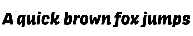 Preview of Scarlet ExtraBold Italic font