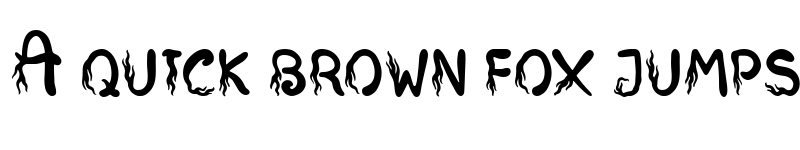 Preview of Scary Forest Regular font