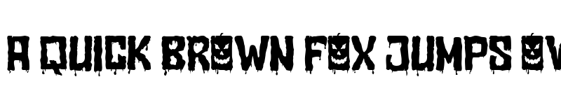 Preview of Scary Pumpkin Regular font