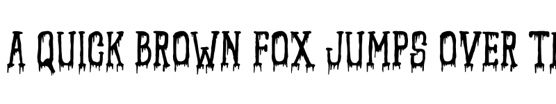 Preview of SCARYNIZO DECORATIVE font